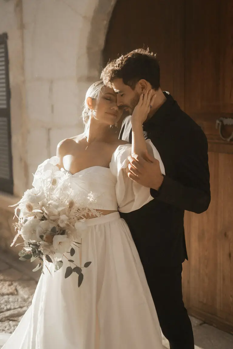 Ein traumhaftes Hochzeitskleid - Die Braut strahlt auf Mallorca